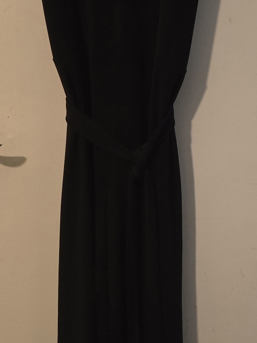 Ralph Lauren Black Sleeveless Jumpsuit with Waist Tie